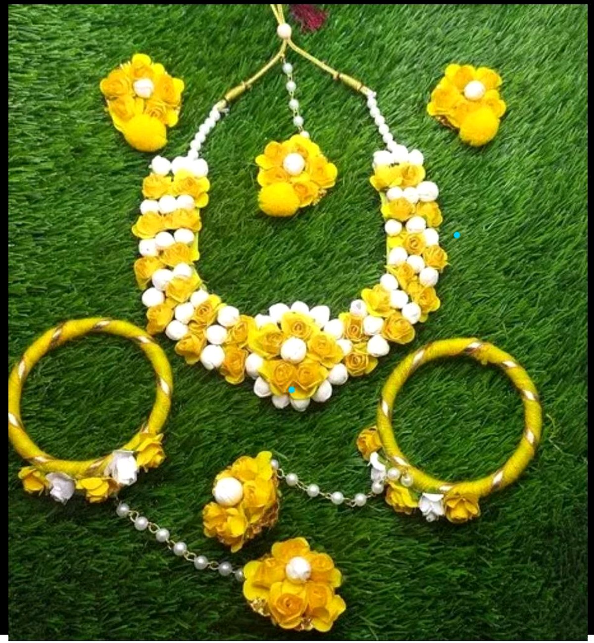 Real flower jewellery made in class
